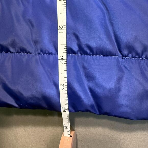 Michael Michael Kors Vest Womens Small Blue Puffer Quilted Zip Sleeveless - Picture 7 of 9